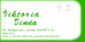 viktoria dinda business card